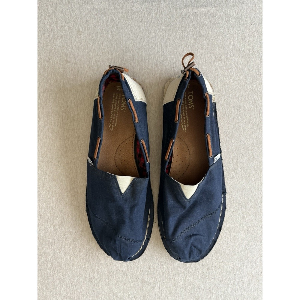 Tom's Men's Size 12 Slide On Shoes